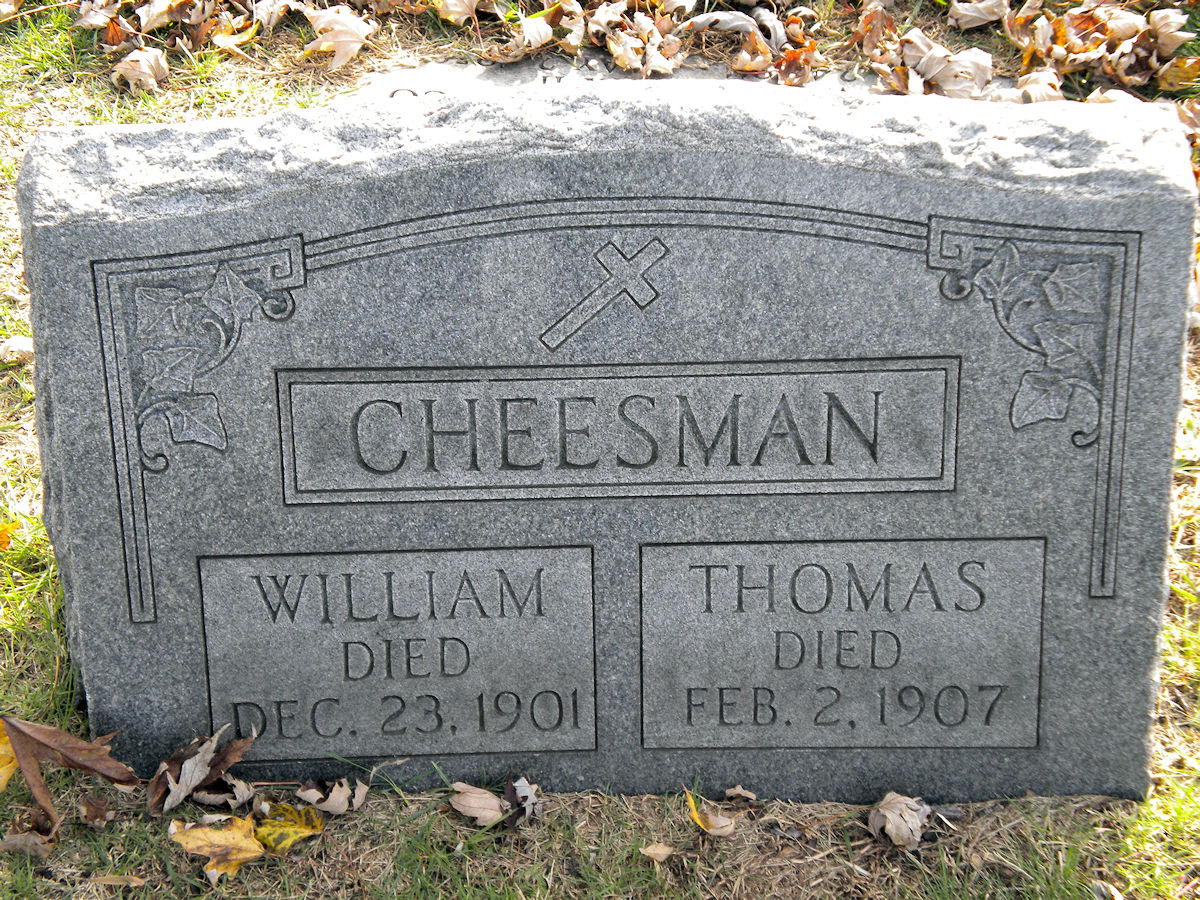 Cheesman, William - Thomas
Photo from Susan Helber
