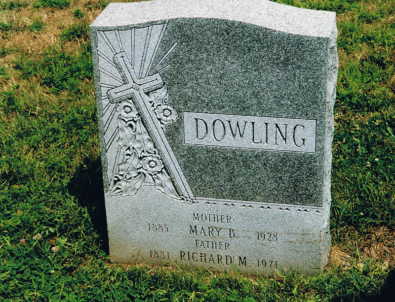 Dowling
Ellen Casey Devine is also buried here.
Photo from Mary Lowrey
