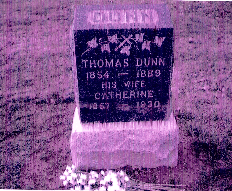 Dunn, Thomas
Section K, Lot 222, grave #6

Photo from Rosemary Kopczynski
