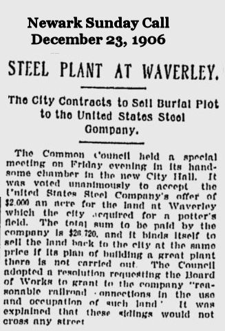 Steel Plant at Waverly
December 23, 1906

