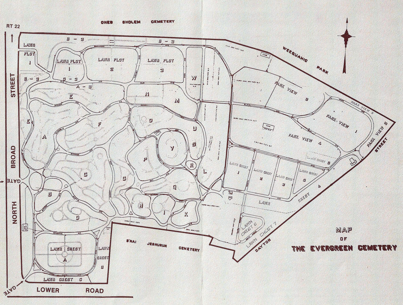 Cemetery Map
