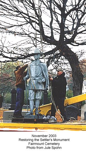 Restoring the Settler's Monument
