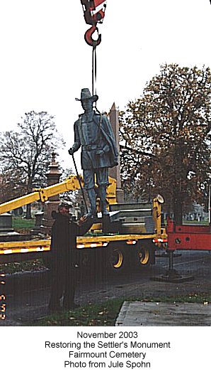 Restoring the Settler's Monument
