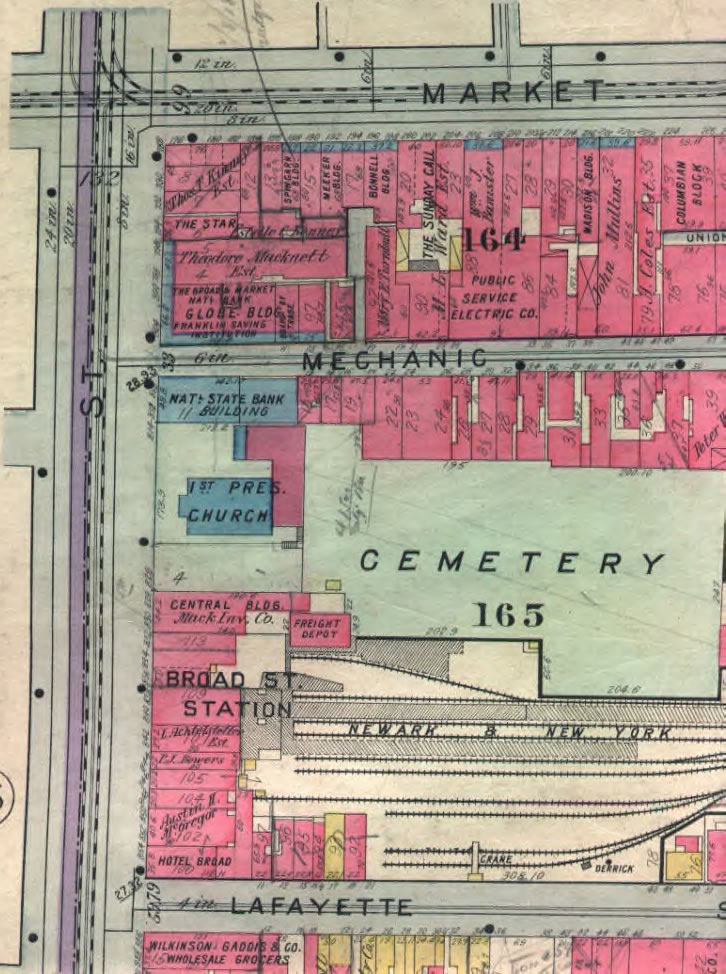 1912 Map
Street to the left is Broad Street
