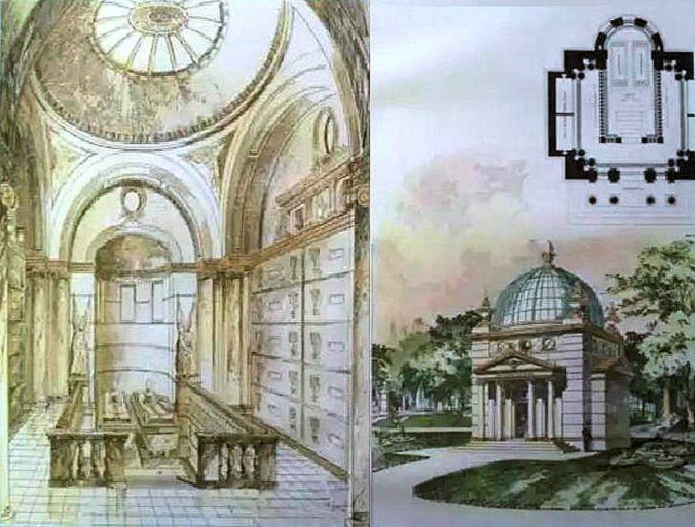 Architect Drawing of Kruger Mausoleum
Image from Gonzalo Alberto
