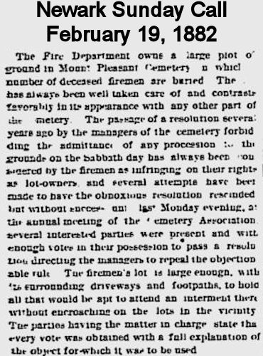 Firemen's Section
February 19, 1882
