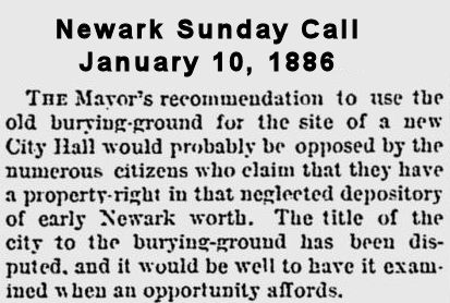 The Mayor's Recommendation...
January 10, 1886
Newark Sunday Call
