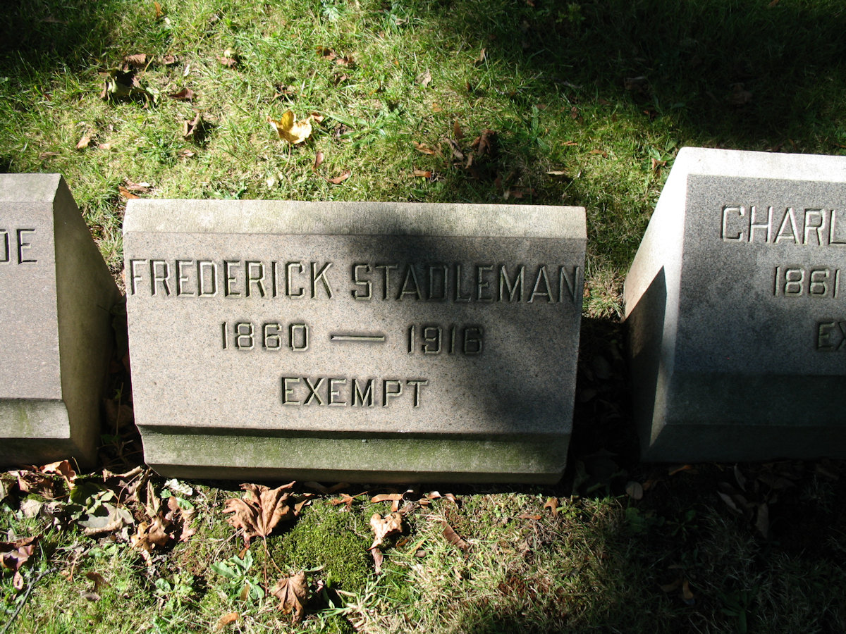 Stadleman, Frederick
